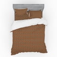 thumbnail image 2 of Ambesonne Ethnic Bedding Set 3 Pcs, Bohemian Peruvian Geometric, Twin XL, Taupe Ginger and Rust, 2 of 3