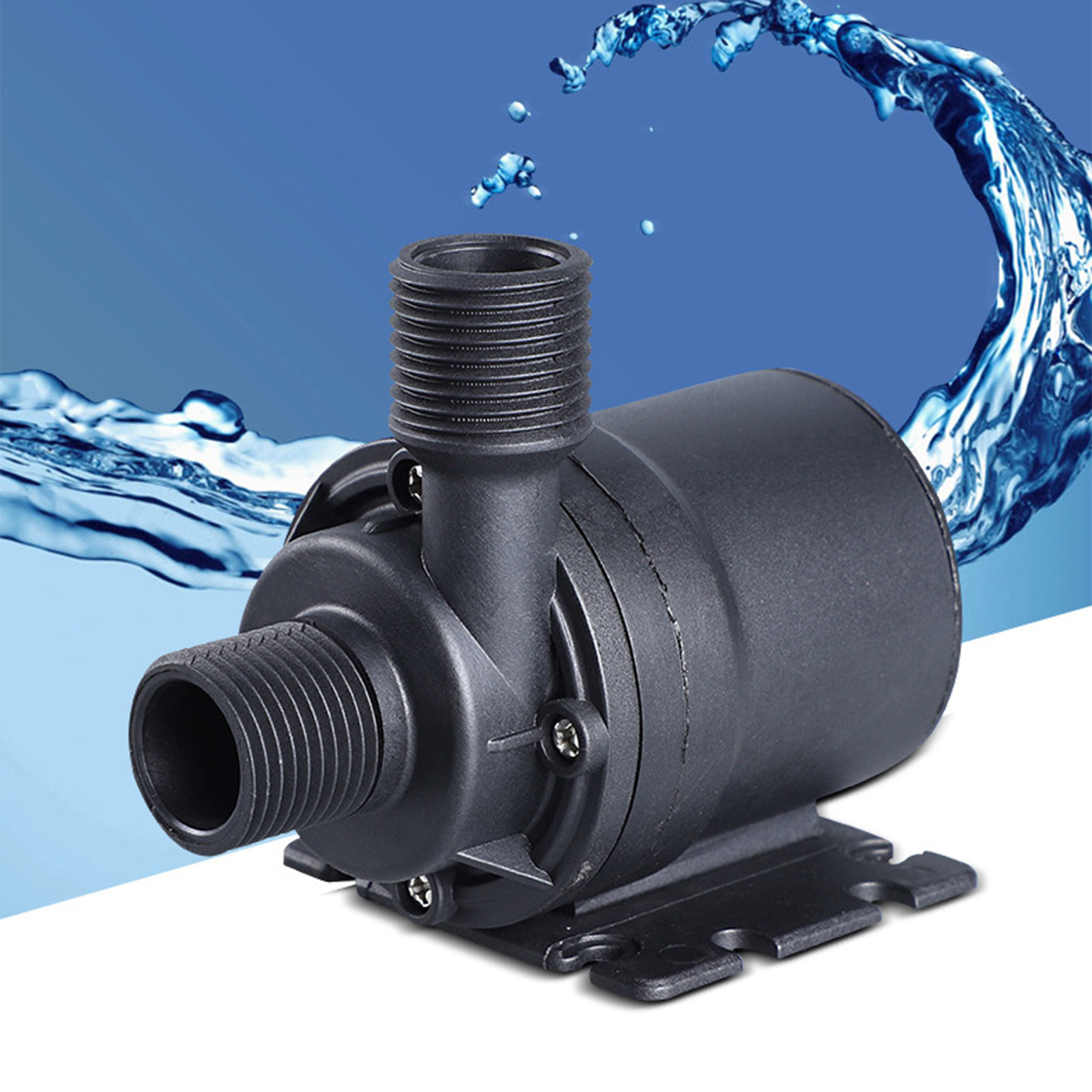Industrial Grade 12V/24V Water Pump Versatile Submersible Water Pump for Fountain Pool & Solar Water Circulation Durable