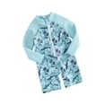 thumbnail image 2 of Gupgi Baby Boys Swimsuits Infant Whale Rash Guard Long Sleeve Zipper Beach Swimwear Bathing Suits, 2 of 9