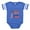 Royal Blue, variant on CafePress -  God Made My Grandma An An - Cute Infant Baby Football Bodysuit
