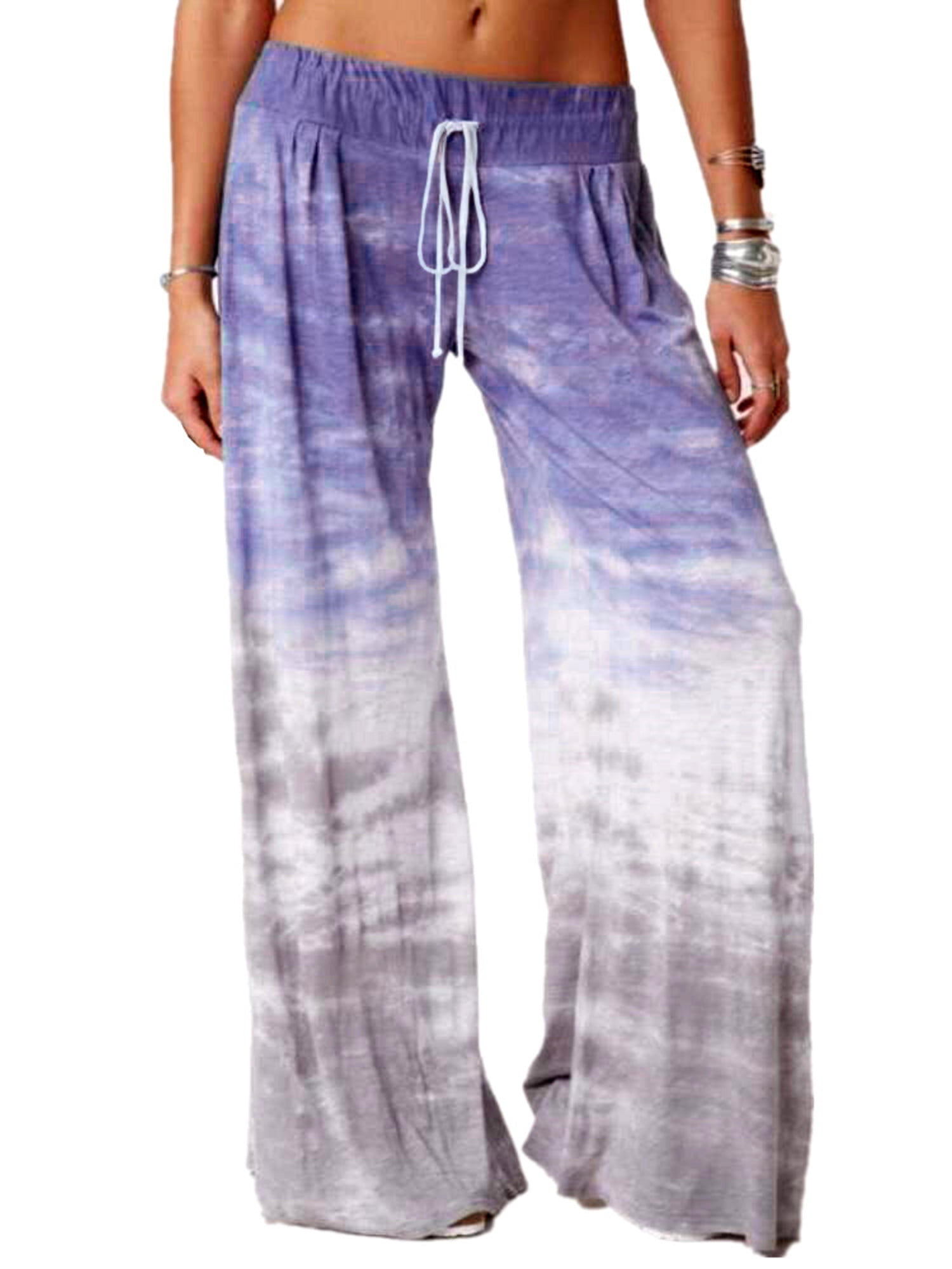 elastic bell bottom pants
