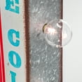 thumbnail image 3 of Beer Served Ice Cold on Draft Vintage LED Sign, 3 of 6