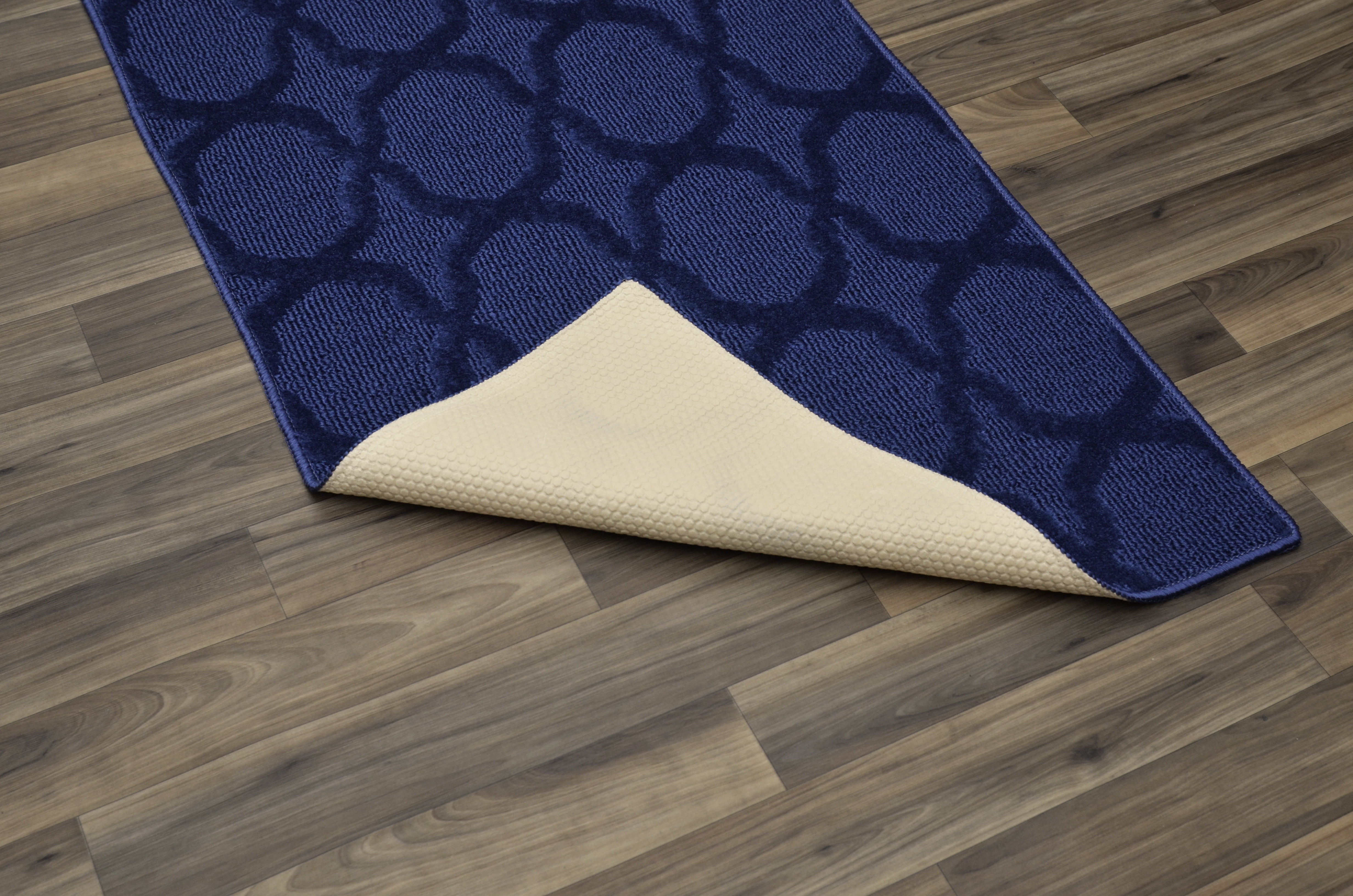 Garland Rug Sparta Navy Indoor Runner Rug, 2' x 12'