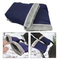 thumbnail image 1 of 2 uds. Guantes para carrito de bebé, guantes para cochecito de bebé, guantes para carrito de invierno a prueba de lluvia con botones a presión para azul, 1 of 8