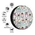 thumbnail image 5 of Rv Spare Tire Cover 16 inch - Owl with Glasses Tire Covers for Trailers, Adjustable Camper Spare Tire Cover, 5 of 7