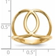 thumbnail image 4 of 14K Yellow Gold Polished Ring (Size 7) Made In Turkey r620, 4 of 5