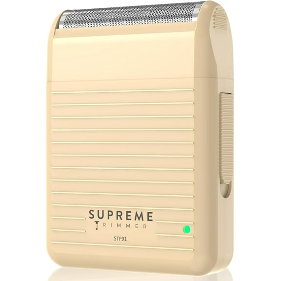 Supreme Trimmer Solo Lite Foil Shaver for Men | Rechargeable Electric Razor 90 Min Runtime, Type-C USB Fast Charging | Lightweight Travel Shaver, Easy to Carry | STF91