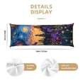thumbnail image 3 of Fotbe Cosmic Irises At Twilight Funda para Almohada Corporal con Diseño, Funda de Microfibra Ultrasuave de 20x54 Pulgadas, Ropa de Cama Elegante, 3 of 7