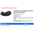 thumbnail image 2 of Air Intake Hose - Compatible with 2002 - 2006 Acura RSX K20A3 2003 2004 2005, 2 of 3