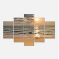 thumbnail image 2 of Design Art - Dark Tropical Sand Beach at Sunset, 2 of 3