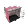 thumbnail image 6 of Abstract Dog Crate Cover, Creative and Asymmetric Round Geometric Shapes Arranged Vertically, Easy to Use Pet Kennel Cover Small Dogs Puppies Kittens, 7 Sizes, Dried Rose Coral, by Ambesonne, 6 of 6