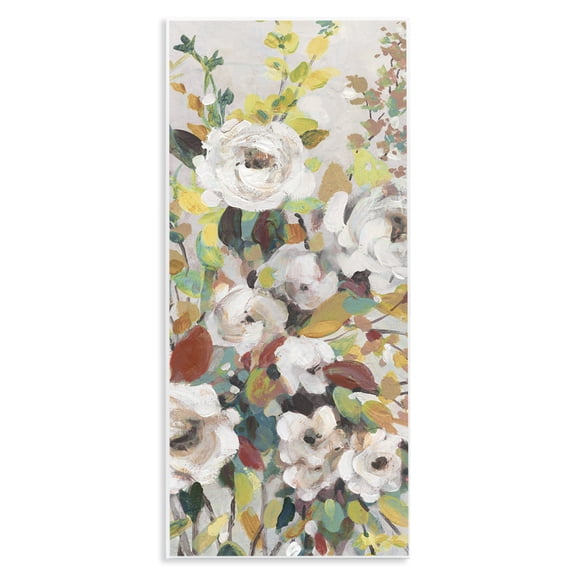 Stupell Industries Blooming Roses Array Plants & Flowers Painting Unframed Art Print Wall Art, 7 x 17