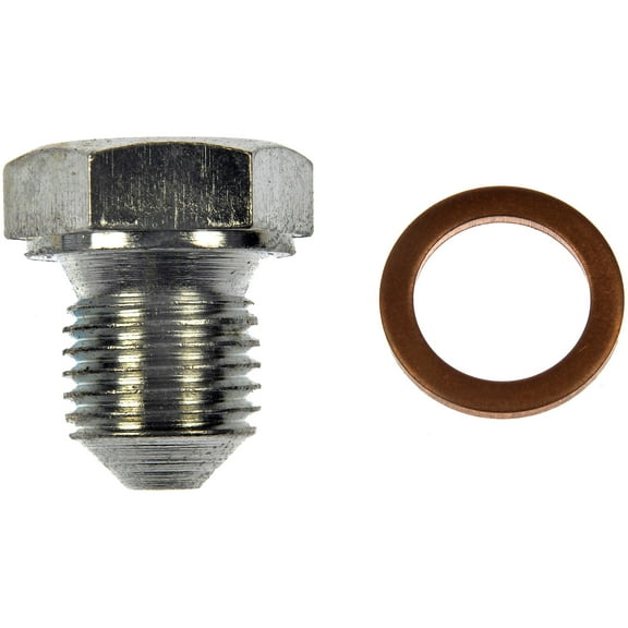 Dorman 090-169 Engine Oil Drain Plug for Specific Audi / Seat / Volkswagen Models, Silver (Pack of 5)