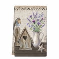 thumbnail image 2 of Vintage Flowers Kitchen Towels Set of 1, Birds Retro Art Elegant Farmhouse Absorbent Dish Towels for Kitchen, Microfiber Hand Towel, Quick Drying Tea Towel for Cleaning Decorative Dishcloths, 2 of 7