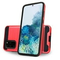 thumbnail image 4 of Samsung Galaxy S20 Phone Case, 2-Piece Style Hybrid Shockproof Hard Case Cover with Hybird Shockproof-Red, 4 of 6