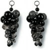 Styled by Tori Spelling Filigree & Beads Danglers, Black And Hematite 2/pkg