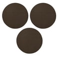 thumbnail image 1 of Furnish My Place Modern Indoor/Outdoor Commercial Solid Chocolate Rug, Modern Area Rug, Baby Nursery Mat, Pet-Friendly Carpet for Living Room, Playroom, Made in USA, 3' Round - Set of 3, 1 of 6