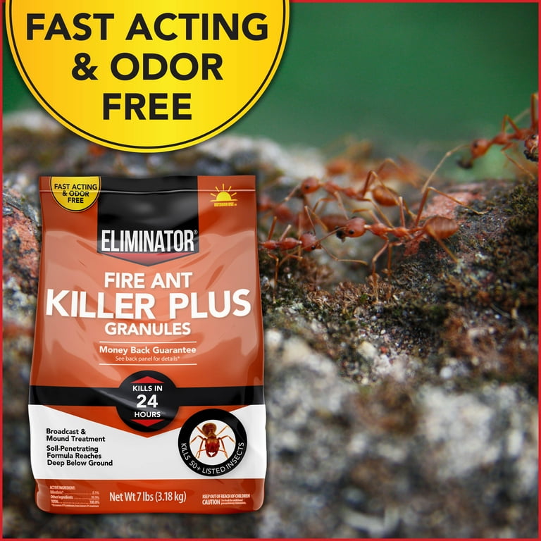 Eliminator Ant, Flea Tick Killer Plus Granules, 20lb, 59 OFF