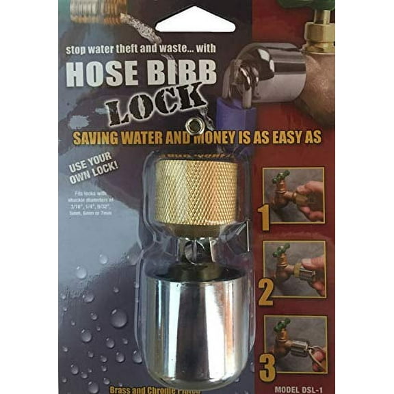 Conservco Hose Bibb Lock Zinc and Brass