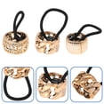 thumbnail image 5 of FELTECHELECTR 6 piezas de coleteros elásticos para el cabello, coleteros, accesorios para el cabello, 5 of 5