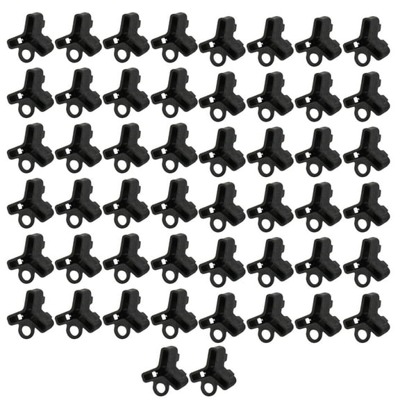 UNTERING 50Pcs Fishing Hook Bonnets Assorted Treble Hook Covers Fishing Hook Protector Guard Hook Protector, 5 Sizes