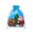 thumbnail image 5 of DAMAI 35 Pcs Christmas Drawstring Gift Bags, 20 Inch Christmas Drawstring Bundle Pocket Candy Bag, Holiday Bags with Colorful Drawstrings for Xmas Party Favors, 5 of 9