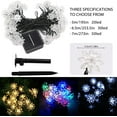 thumbnail image 3 of Morttic Lotus Solar String Lights Outdoor,23FT 50LEDs Waterproof Lotus Flower Fairy Twinkle String Lights for Home Garden Christmas Festival Holiday Decor (Warm White), 3 of 14