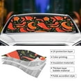 thumbnail image 5 of Fuzoiu Red Hot Chili Print Car Windshield Sun Shade,Block Uv Rays Sunshade,Foldable Front Window Sun Visor Protector for Car,SUV,Truck-Keep Vehicle Cool-Red Hot Chili, 5 of 8