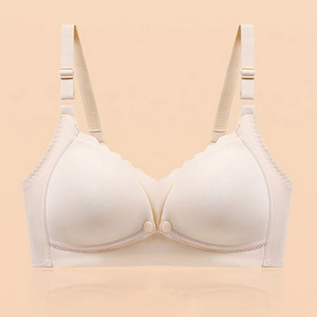 Njoeus Everyday Bras Womens Bra Women Sexy Bras for Women Wireless Bras for Women Buttons Sexy Yoga Nursing Bra Lingerie Underwear Womens Bras Comfortable