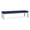 Blue, variant on Newport Reception Waiting 18.5" 3-Seat Bench / Charcoal Steel / Light Gray