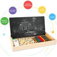 thumbnail image 3 of Montessori Math Toys Wooden Learning Box Number Learning Game With Drawing Wooden Board Educational Toys For Children 3 4 5 Years Old, 3 of 7