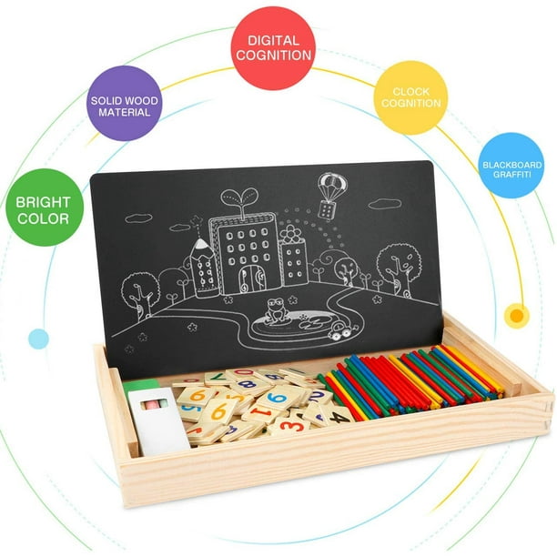 Jeu d'orthographe en bois pour enfants, jouet éducatif Montessori -  Boutchoubox