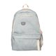thumbnail image 1 of Large Capacity Shadow Flower Printing Schoolbag Knapsacks Green As described, 1 of 9