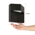 thumbnail image 4 of Lampara Muro Led Exterior Negra Luz Suave Cálida, 4 of 5