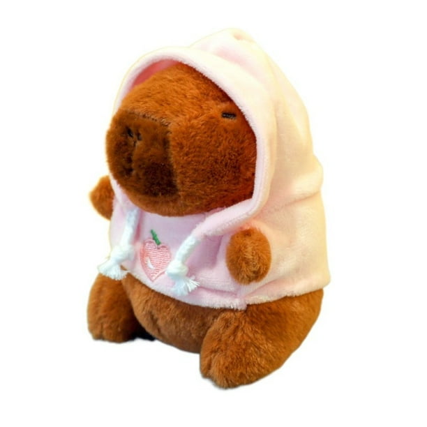 Peluche Capibara Con Zaino Tartaruga – 25 Cm Di Tenerezza, Super Morbido, Regalo Per Bambini