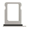 thumbnail image 2 of Replacement Single Sim Card Tray For Apple iPhone 12 (A2402) / iPhone 13 (A2631) - Starlight / White, 2 of 2