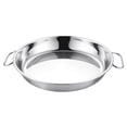 thumbnail image 1 of CIMAXIC 1PC Home Kitchen Stainless Steel Plate Simple Baking Cake Food Plate with Ear,9.45"X9.45"X1.57", 1 of 4
