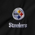 thumbnail image 4 of Men's Dunbrooke Black Pittsburgh Steelers Circle Softshell Fleece Full-Zip Jacket, 4 of 4