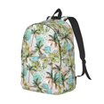 thumbnail image 2 of Balery Watercolor Palm Tree Vintage Canvas Backpack for Men and Women - Large Capacity, Durable Travel Laptop Bag for School, Work, Hiking, and Outdoor Activities, 2 of 7
