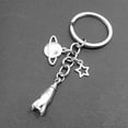 thumbnail image 5 of Star Keychain Car Keyring Purse Bag Pendant Decoration Planet Hanging Keychain Accessory Creative Gift Metal Key Holder, 5 of 5