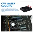 thumbnail image 3 of OULII Cpu Cooler Water Cooling System Black Aluminium 1Pcs, 3 of 8