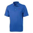 thumbnail image 2 of Men's Cutter & Buck  Blue SMU Mustangs Vault DryTec Virtue Eco Pique Recycled Polo, 2 of 3