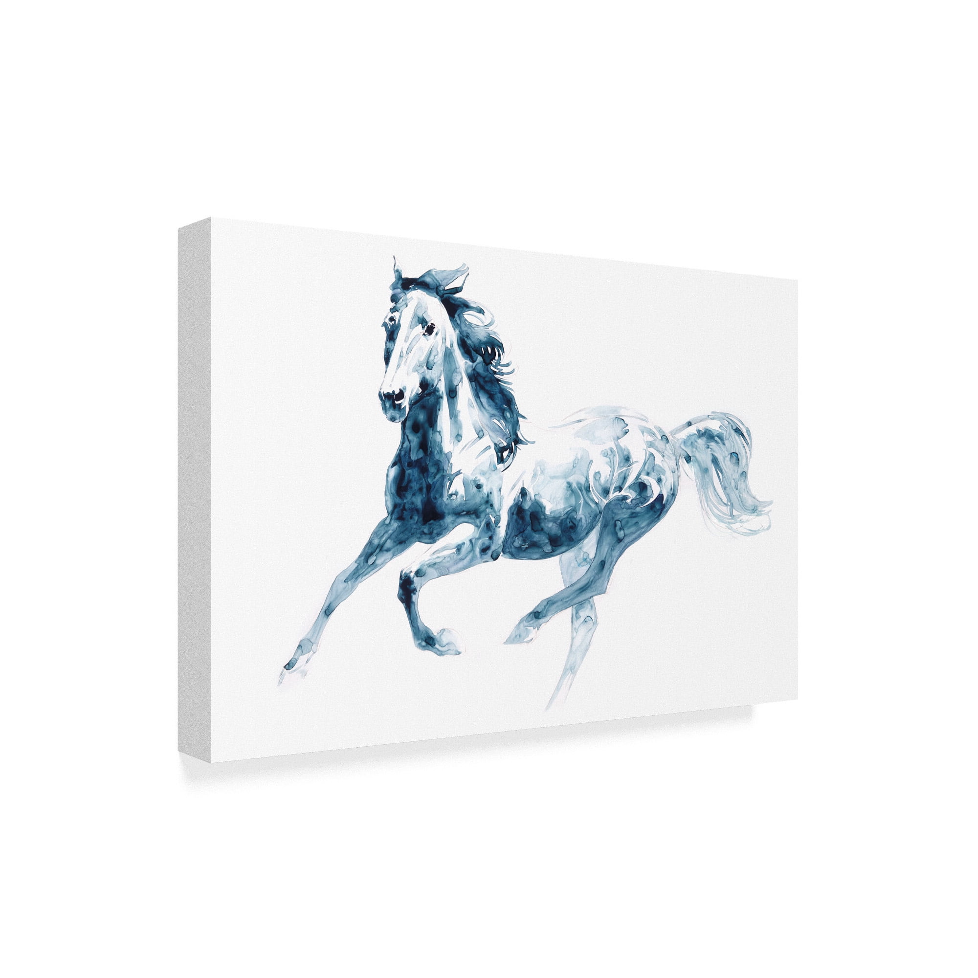 Trademark Fine Art 'Sapphire Gallop II' Canvas Art by Julie T. Chapman