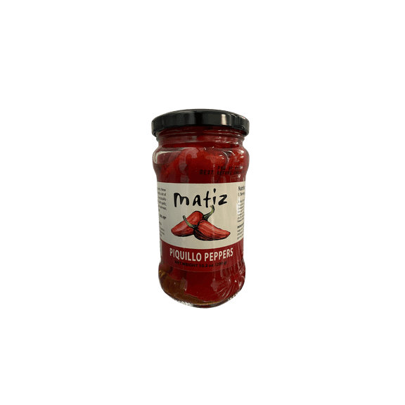 Matiz Piquillo Peppers, Denomination of Origin Lodosa, 10.2oz (1 Jar)