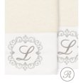 thumbnail image 2 of Authentic Hotel and Spa  100% Turkish Cotton Monica 2PC Embellished Bath Towel Set Cream R, 2 of 3