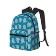thumbnail image 2 of Haiem Sea Turtle Lightweight Backpack for School, Classic Basic Water Resistant Casual Daypack for Travel with Bottle Side Pockets, 2 of 8