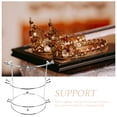thumbnail image 3 of Wedding Headbands Three-tier Stand Crown Display Rack Crown Showing Metal Stand, 3 of 8
