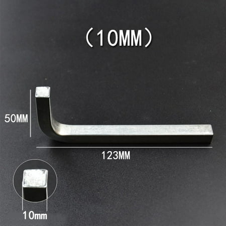 

L Shape Square Head Wrench Square Key 4 Point Wrench Screwdriver Set 3-10mm