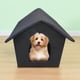 thumbnail image 5 of Casa para gatos al aire libre, impermeable y resistente a la intemperie, refugio para mascotas con cojín para gatos y perros salvajes., 5 of 9