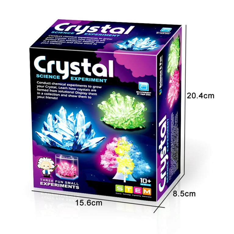 Science Kits for Kids, Jumbo Crystal Growing Kit, Grow Crystals Within 24  Hours, Toys & Gifts for Kids Ages 5 6 7 8 9 10 11 12, Learning & Education 